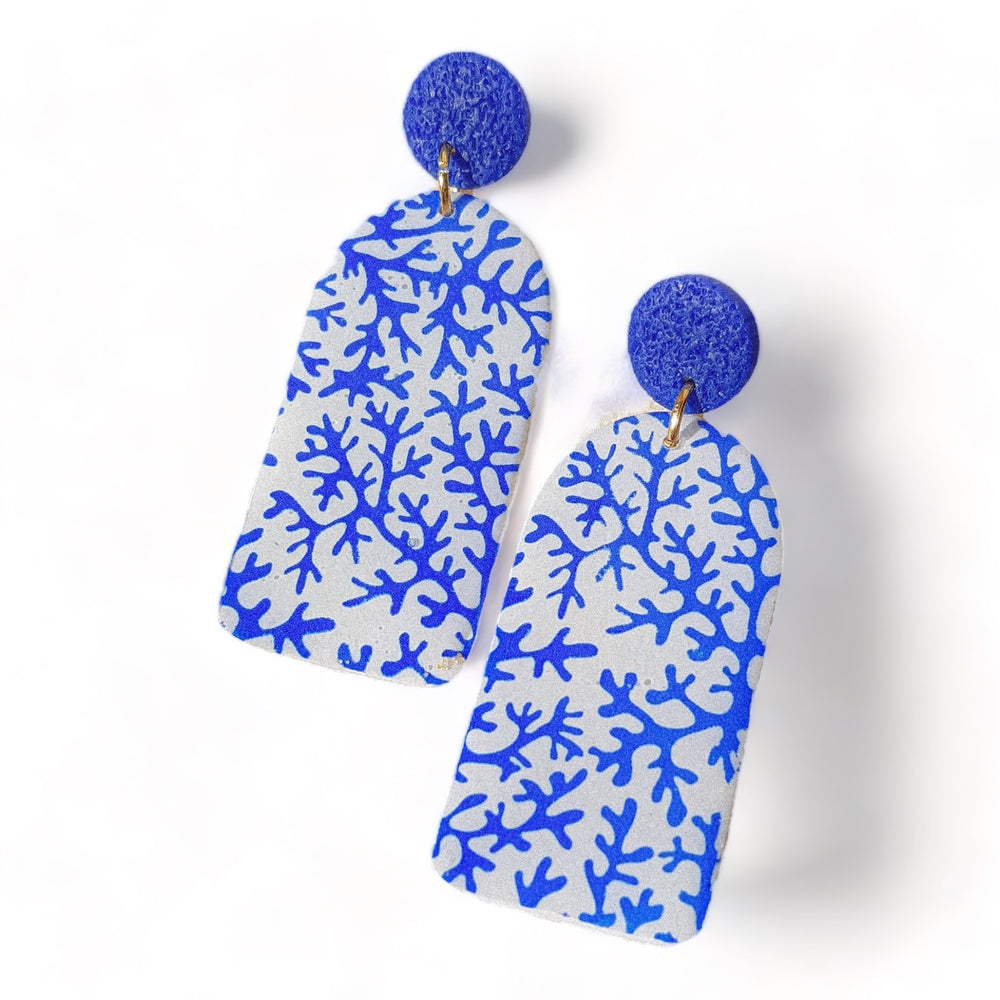 Matisse (Coral) Arch  Earrings