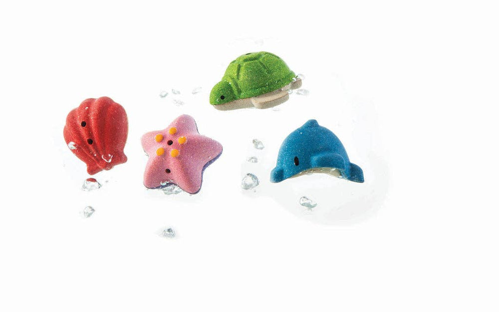 Sea Life Bath Set Wooden Toy PlanToys