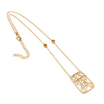 Honey Bee Lace Necklace 'brass'