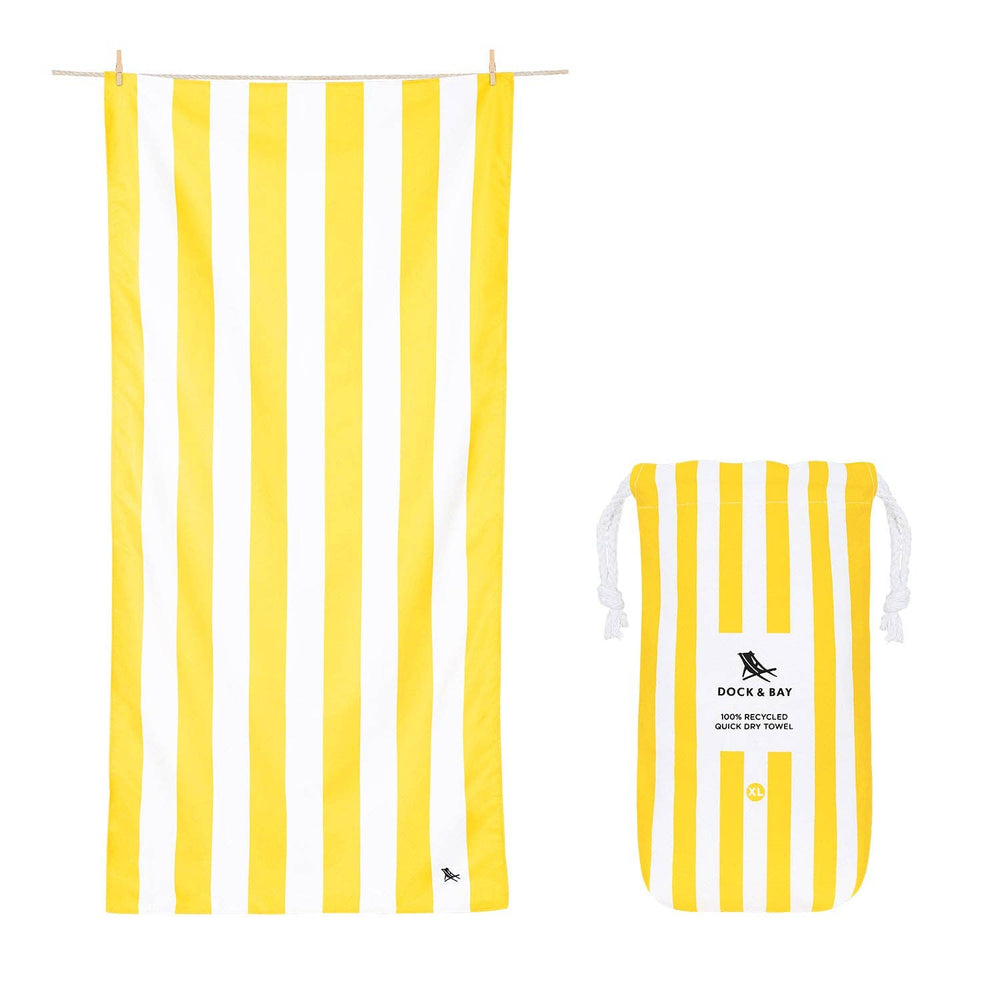 Dock & Bay Quick Dry Towels - Cabana - Boracay Yellow