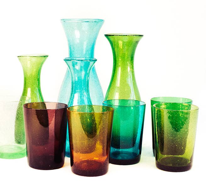 Almond Shell Handmade Glass Tumbler