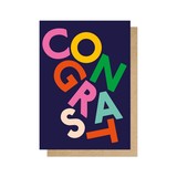 Congrats by Limbo and Ginger Greetings Card