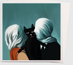 Lovers by Mogritte Greetings Card