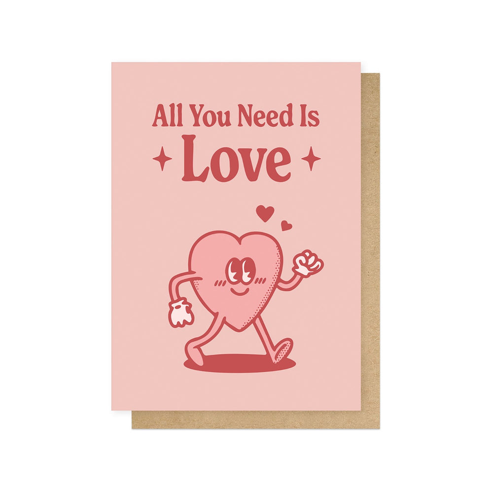 All You Need Is Love by Magnus Myhre Greetings Card