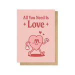 All You Need Is Love by Magnus Myhre Greetings Card