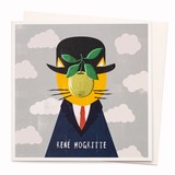 Rene Mogritte Greetings Card