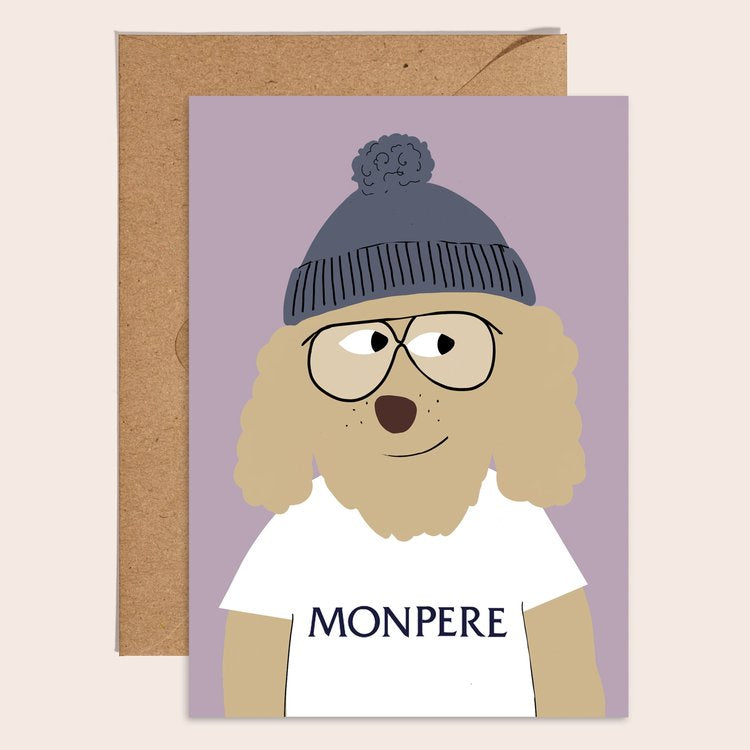 Monpere Dad Greetings Card