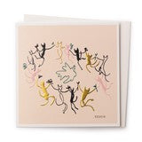 Picatso Dance Greetings Card
