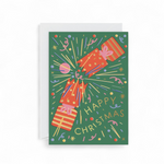 Happy Christmas Cracker Greetings Card