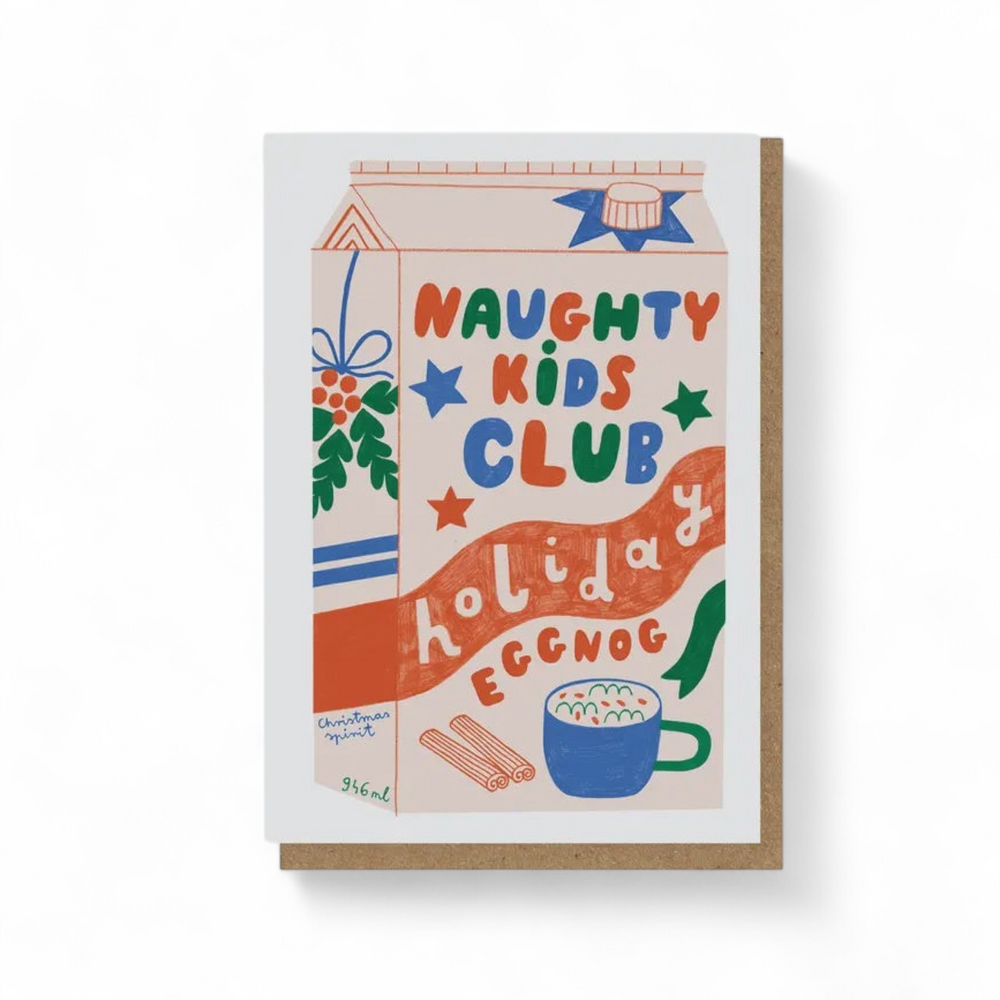 Naughty Kids Club Greetings Card