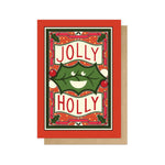 Jolly Holly Greetings Card