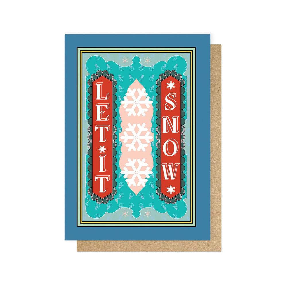 Let It Snow Greetings Card