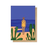 A Quick Dip Greetings Card