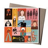 Musicians Greetings Card