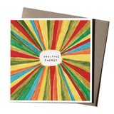Positive Energy Greetings Card