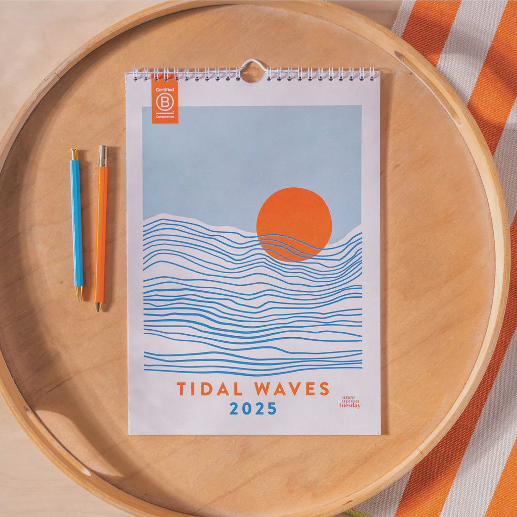 Tidal Waves 2025 Year Calendar A4 Turner Contemporary