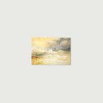JMW Turner Waves Breaking on a Lee Shore at Margate Greeting Card