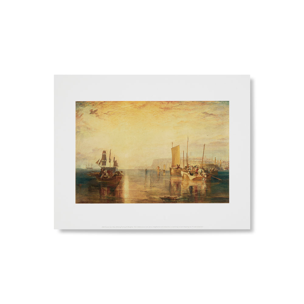 Sun-rise: Whiting Fishing at Margate - JMW Turner Mini Print