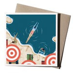 Swimmers Greetings Card