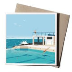 Diver Greetings Card