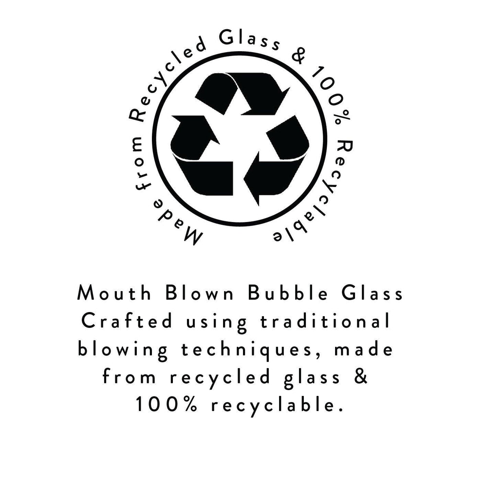 Almond Shell Handmade Glass Tumbler