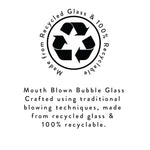 Almond Shell Handmade Glass Tumbler