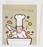 Birthday Wishes Chef Greetings Card