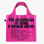 Guerrilla Girls  The Advantages Of Being A Woman Artist Recycled Bag