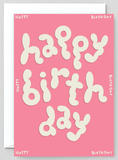 Happy Birthday Greetings Card