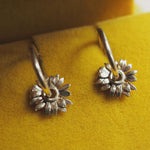 Small Sunflower Gold Hoops