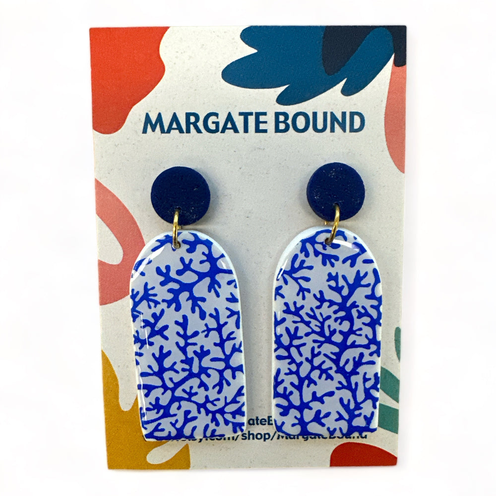 Matisse (Coral) Arch  Earrings