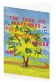 The Tree of Happiness Greetings Card