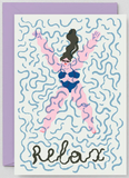 Relax Greetings Card