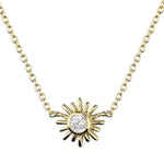 Gold Sun Necklace