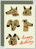 Woof Woof Greetings Card