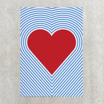 Pop Heart Greetings Card
