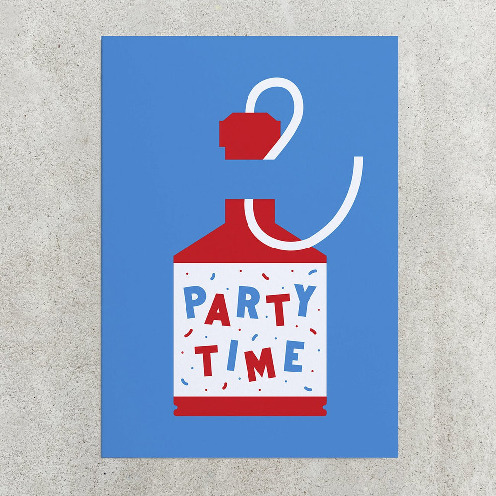 Party Time Greetings Card