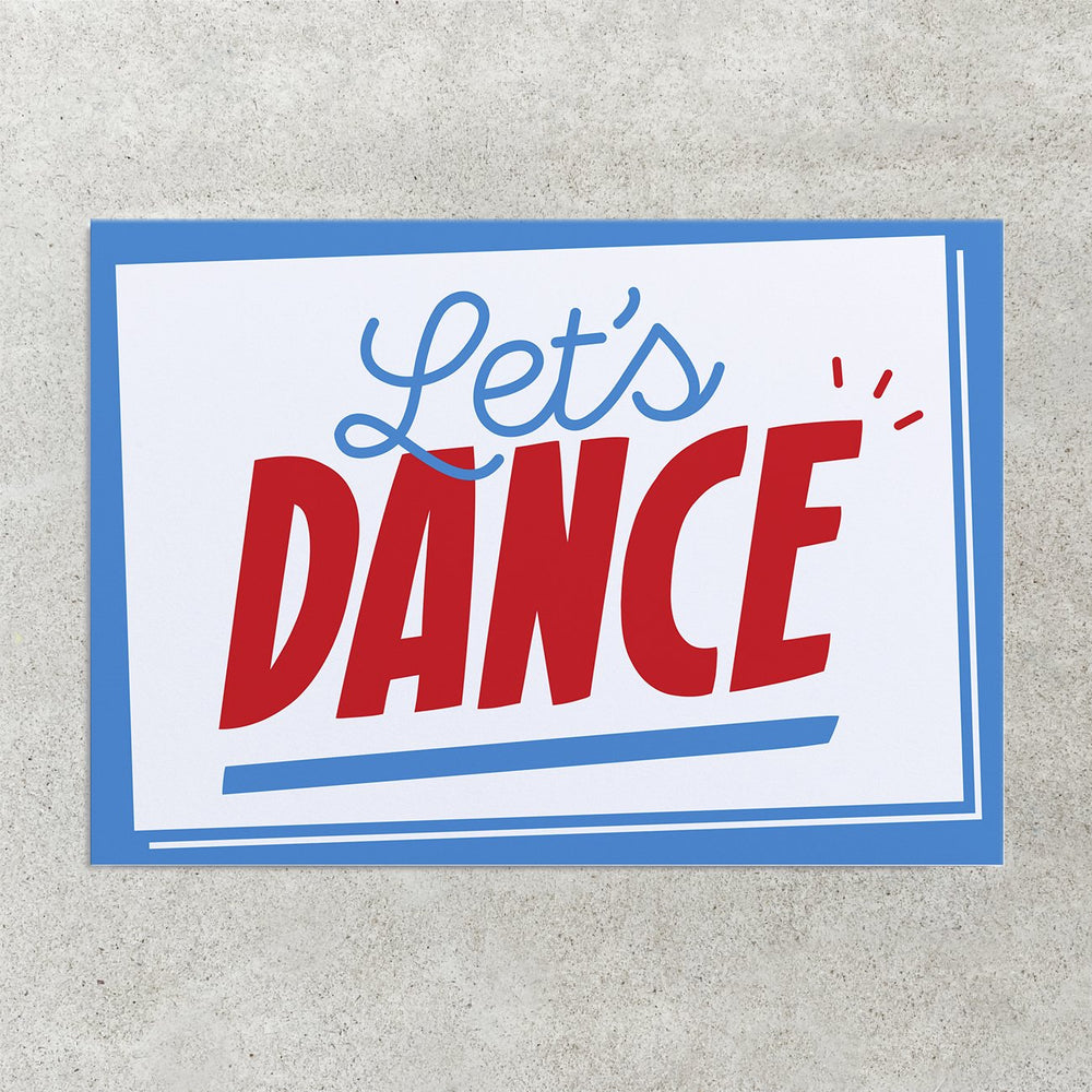 Let's Dance Greetings Card