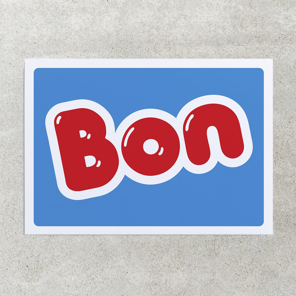 Bon Greetings Card