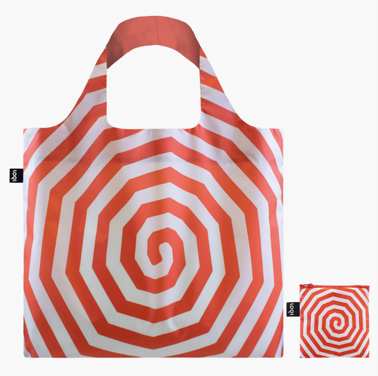 Louise Bourgeois  Spirals Red Recycled Bag