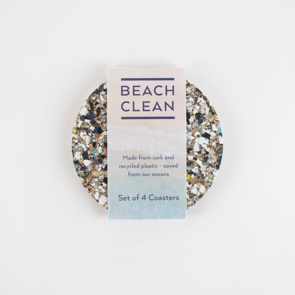 Beach Clean Round Coaster Set