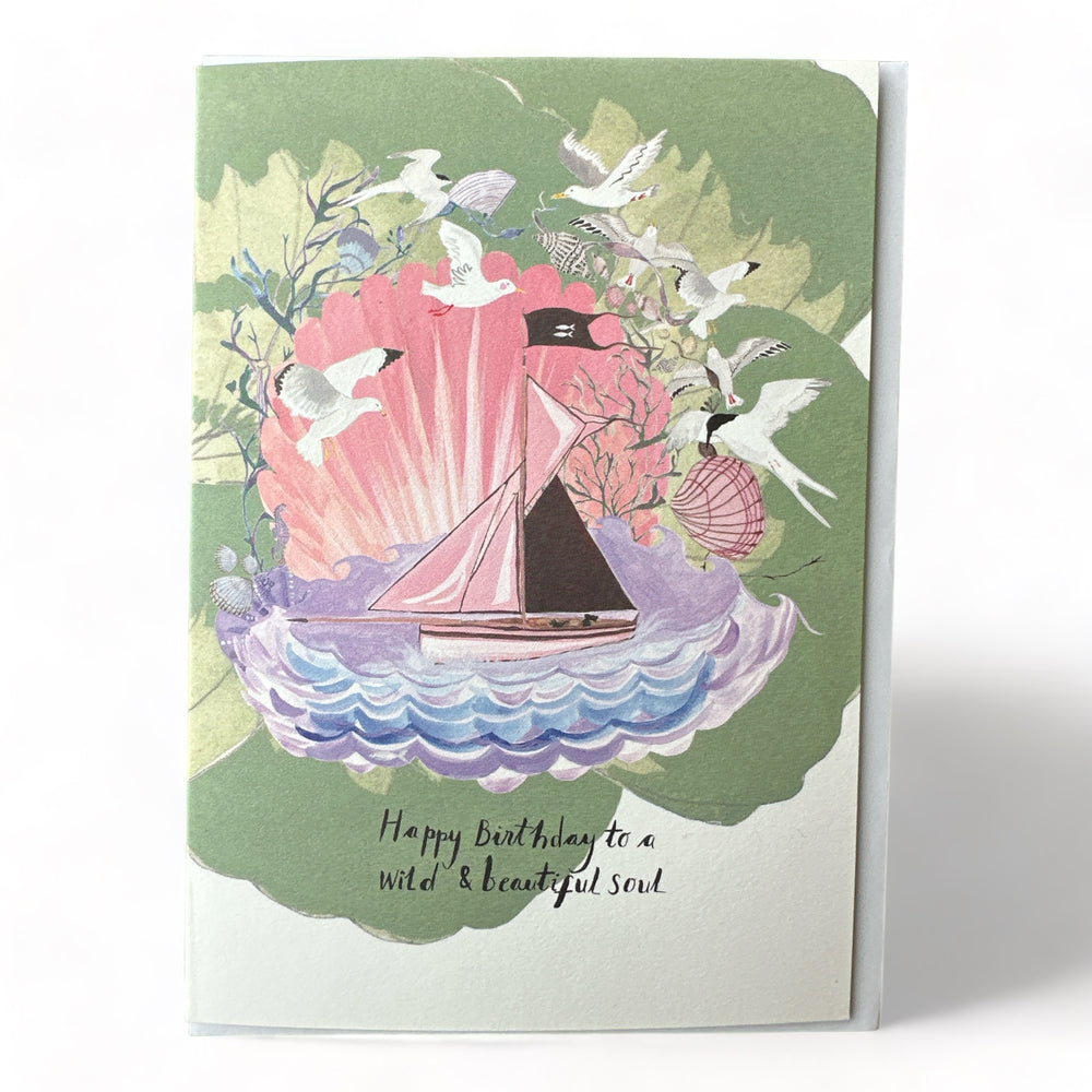 Wild And Beautiful Soul Greeting Card
