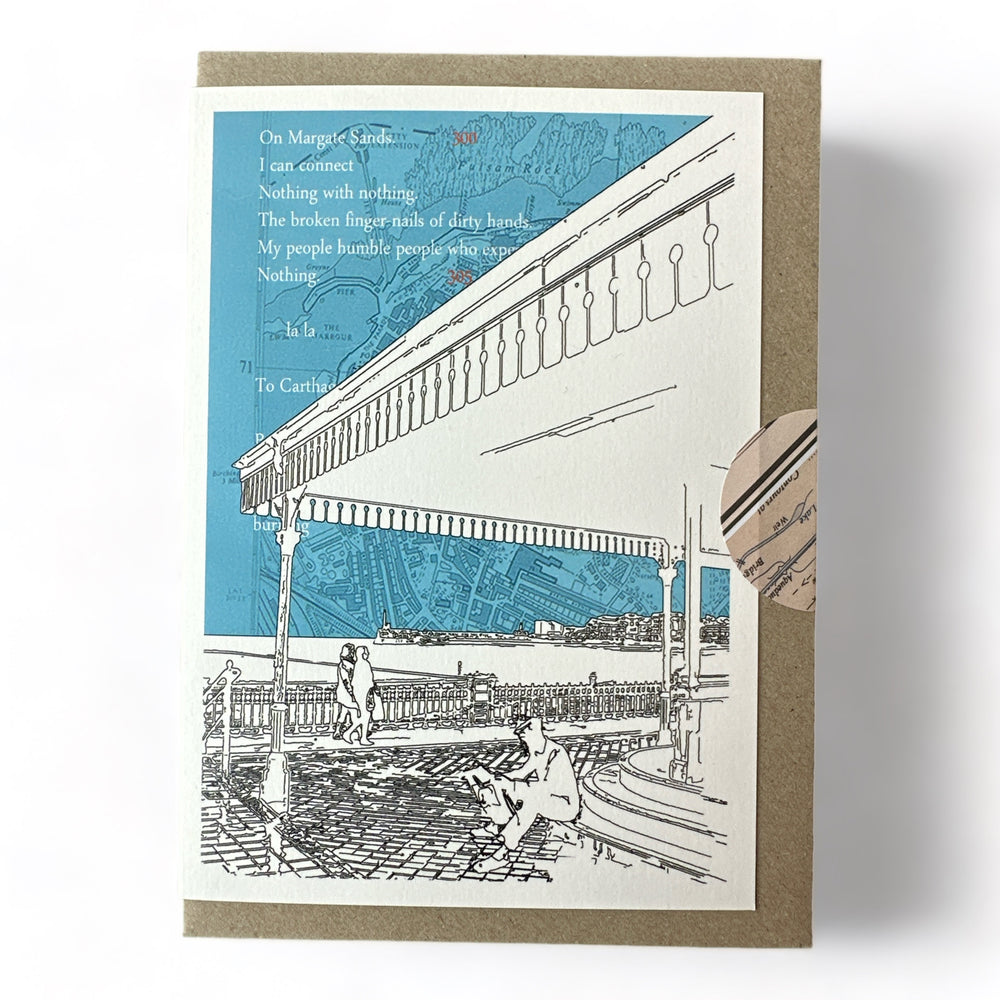 On Margate Sands No.2 Greeting Card