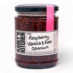 Raspberry Vanilla and Rose Geranium Jam