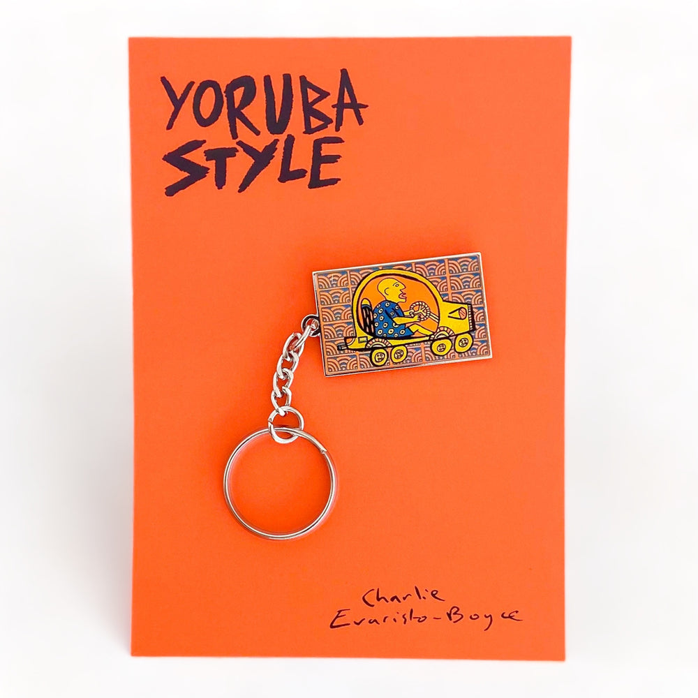 Yoruba Style Keyring - Charlie Evaristo-Boyce