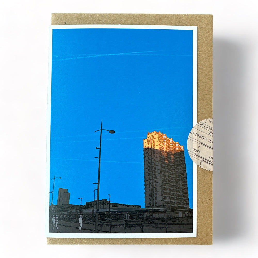 Arlington House Catches The Winter Sun Greeting Card