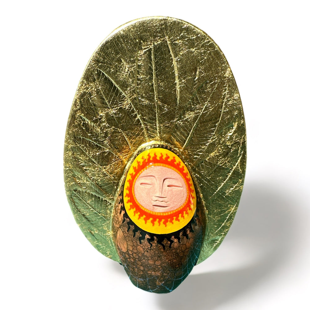 Ceramic Goddess (Large Sun Face)
